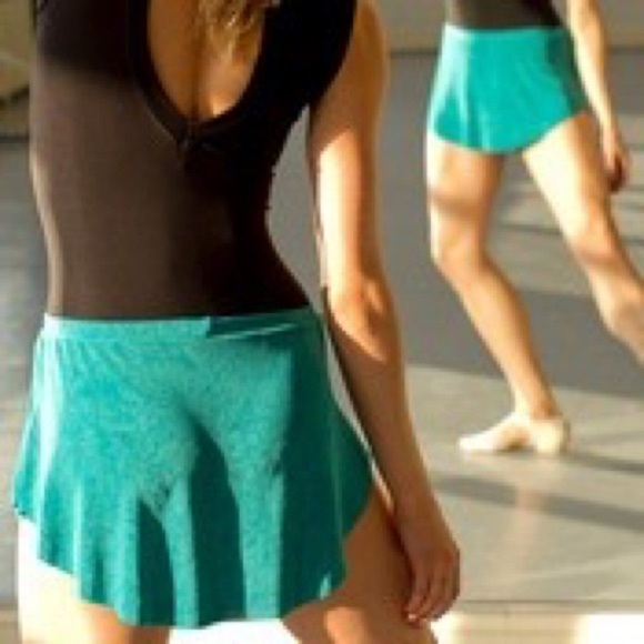 Abigail mentzer Emerald Green ballet dance Skirt XS - Picture 5 of 5
